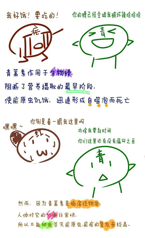 湖南医学生漫画诠释屠呦呦与青蒿素_屠呦呦