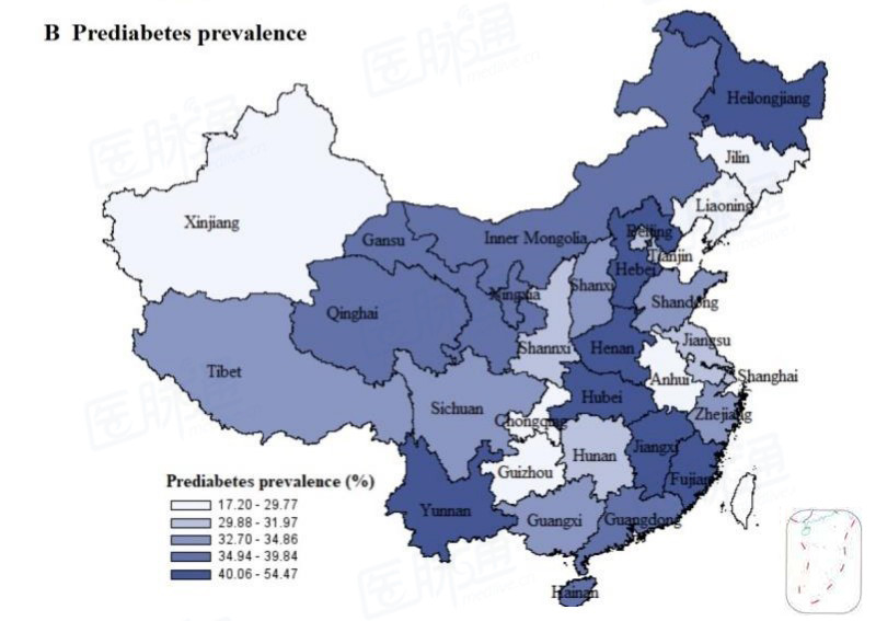 最新中国糖尿病地图出炉!13亿人患病,竟然有一半浑然不觉